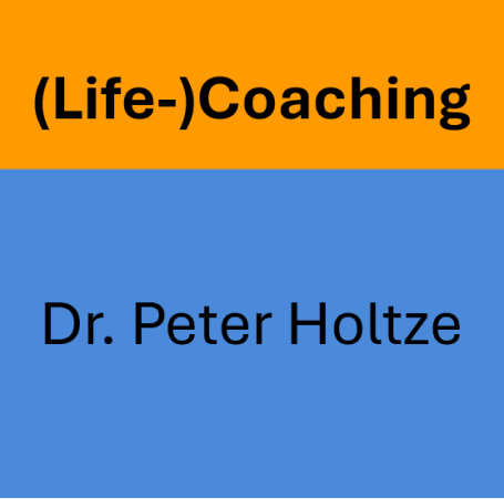 Logo zweiteilig mit der Aufschrift (Life-)Coaching Dr. Peter Holtze